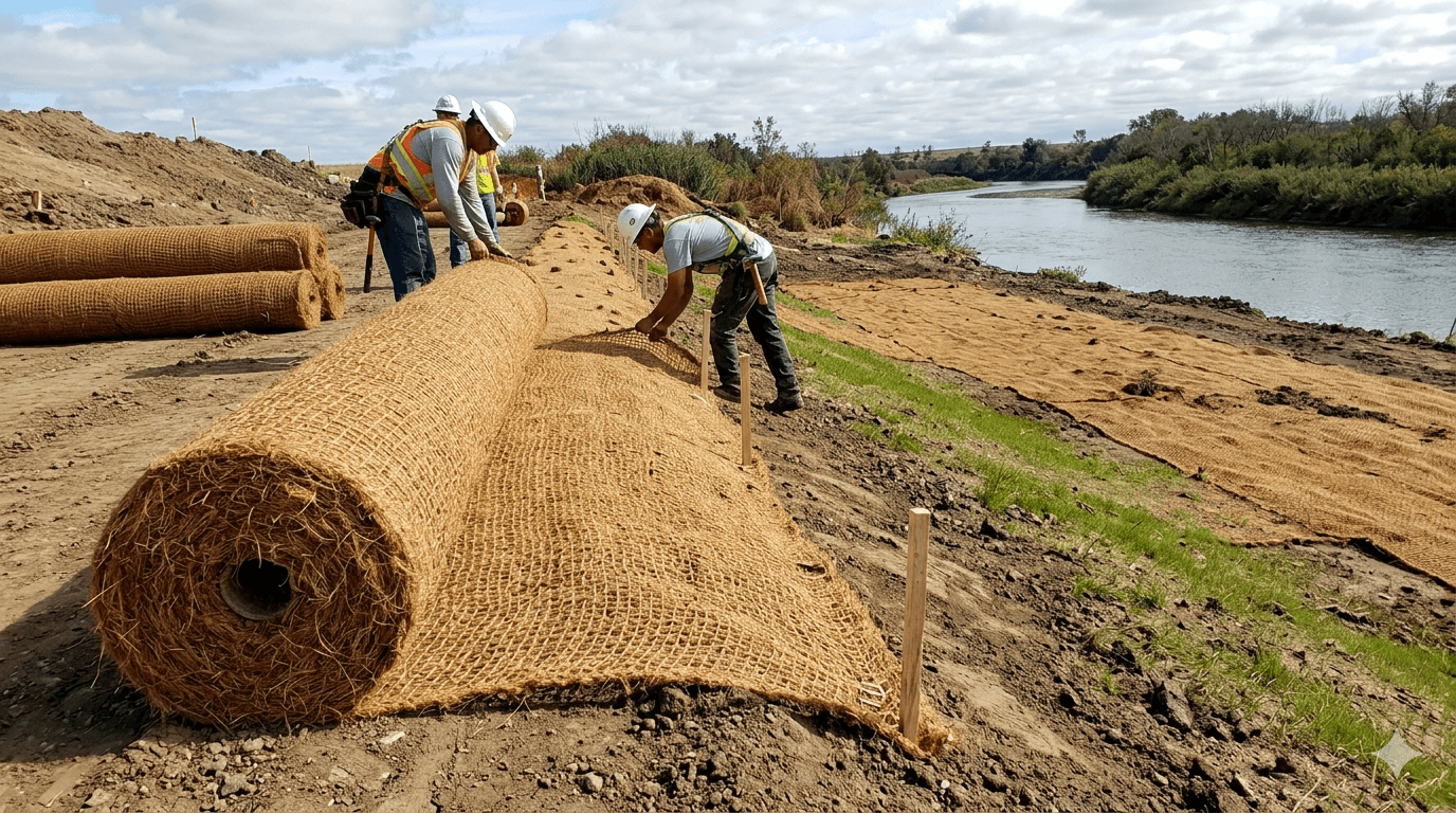 Coir Erosion Blanket / Netting Roll
